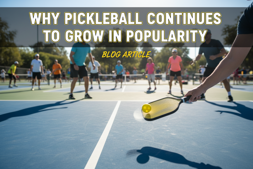 Why Pickleball Continues to Grow in Popularity