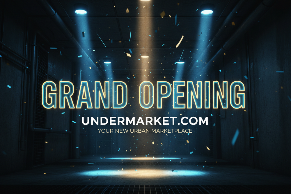 UNDERMARKET Website Grand Opening!