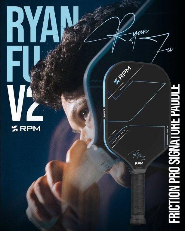 RPM FRICTION PRO 14MM ELONGATED V2 Pickleball Paddle